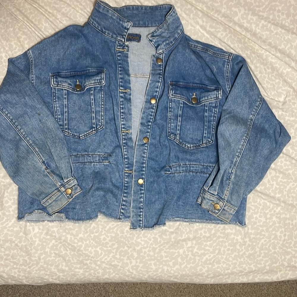 JEAN JACKET CROPPED MAURICES